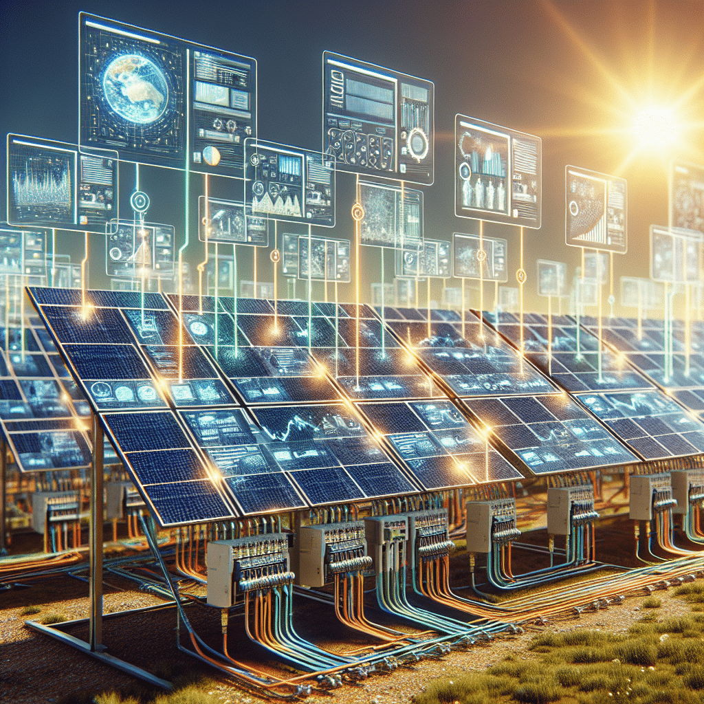 solar panels with smart monitoring systems