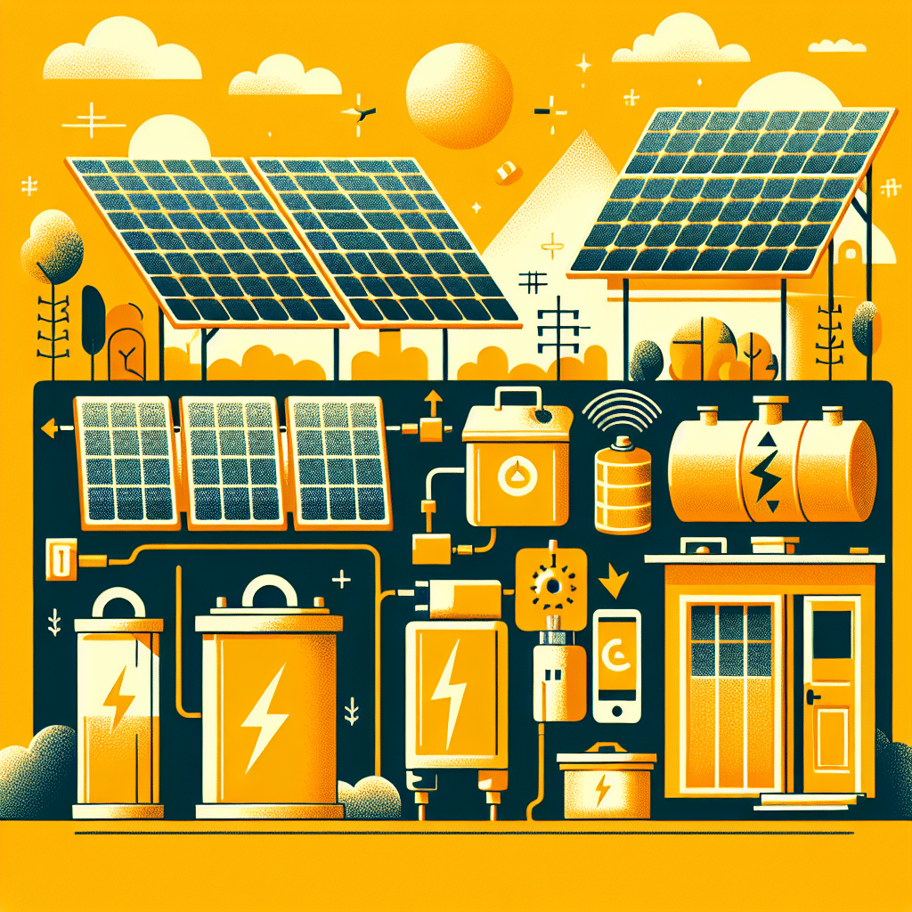 solar batteries for energy backup during outages