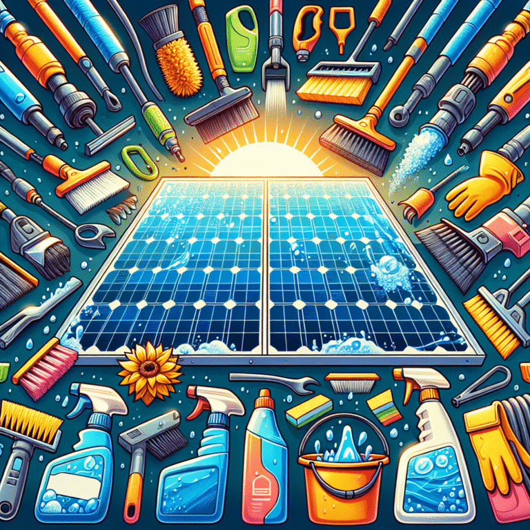 top solar panel cleaning kits and tools for maintenance