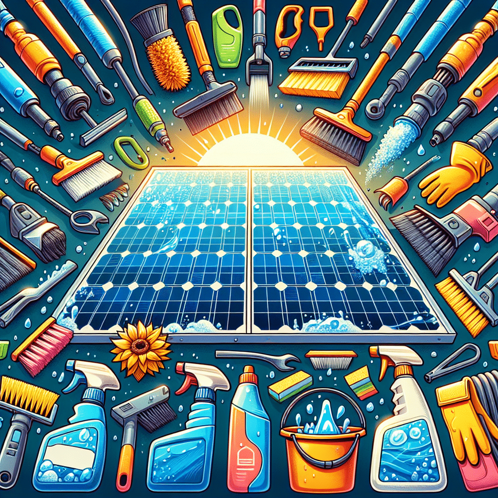 top solar panel cleaning kits and tools for maintenance