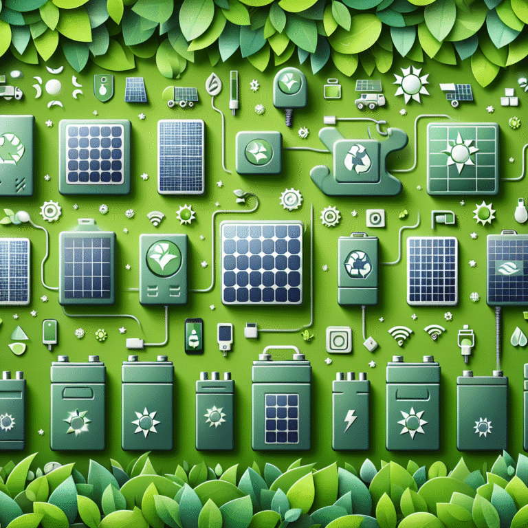 eco-friendly solar battery options.