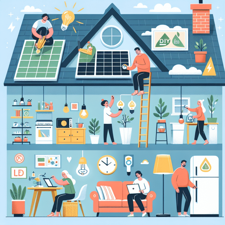 DIY energy-saving projects at home