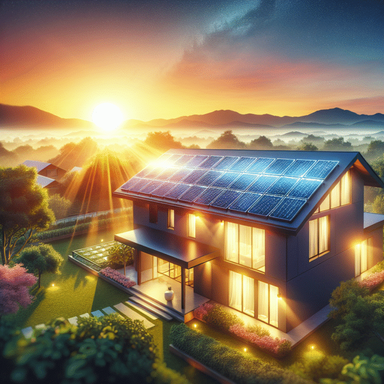 solar panels for energy-efficient homes