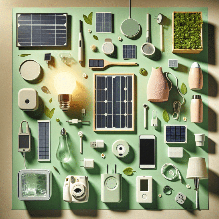 eco-friendly solar accessory options for sustainable living