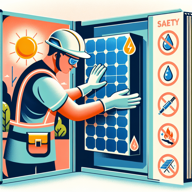 solar battery safety tips for beginners