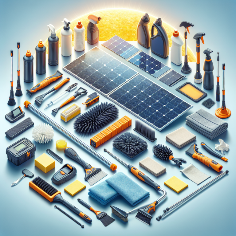 top-rated solar panel cleaning kits and tools